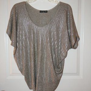 Kim & Cami Shimmer Blouse/Top Large